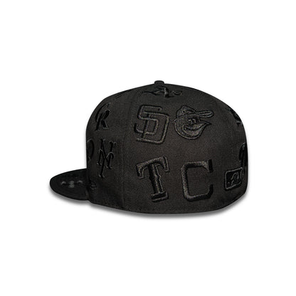 Supreme x MLB All Over Black on Black