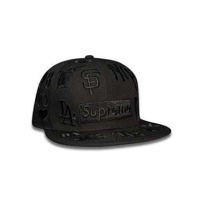 Supreme x MLB All Over Black on Black