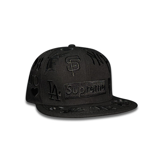 Supreme x MLB All Over Black on Black